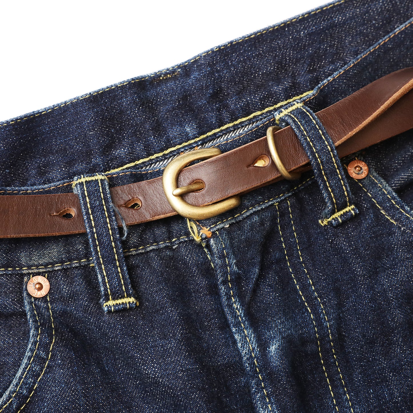 【JDG02648】JELADO×BUTTON WORKS D-Buckle16mmHorweenCXL(Cromxcel®)LeatherBelt