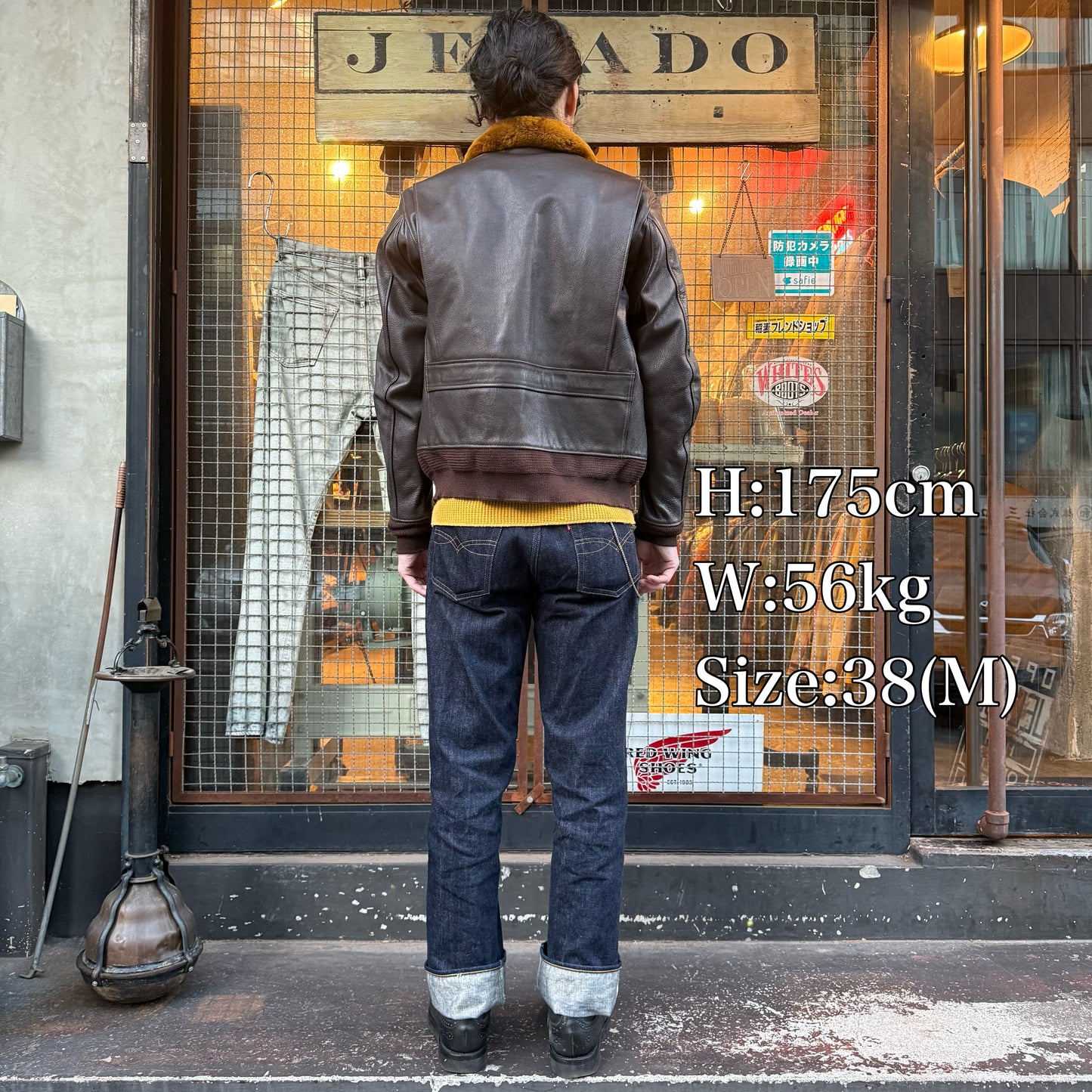 COLIMBO Hampton Roads Aviator’s JKT-Vege-tanned Goat skin body-【ZX-0142】