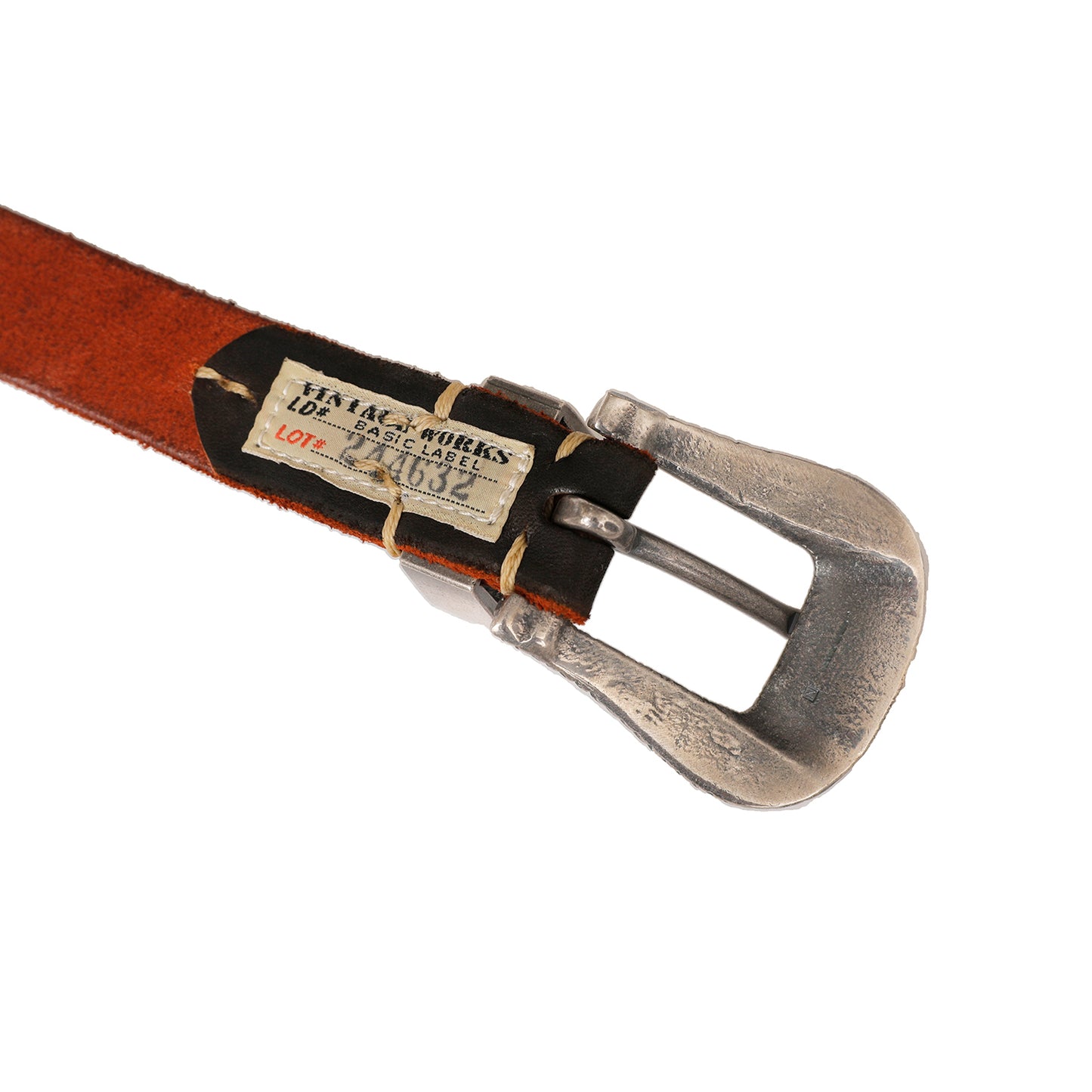 Vintage Works Leather Belt 7Hole Western style Belt Chasin(茶芯)【DH5738 CHASHIN】
