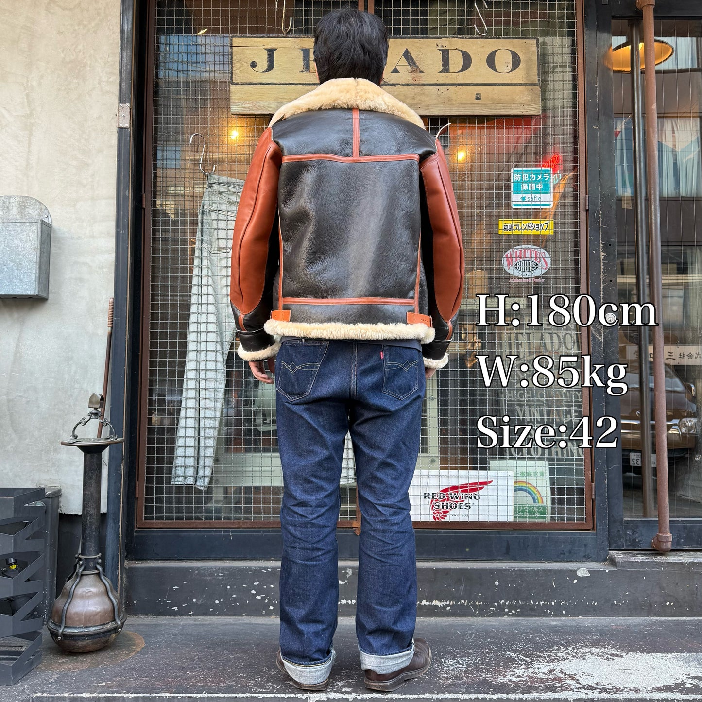COLIMBO A.A.F Heavy Loader Mouton JKT Seal Brown【ZZ-0136】