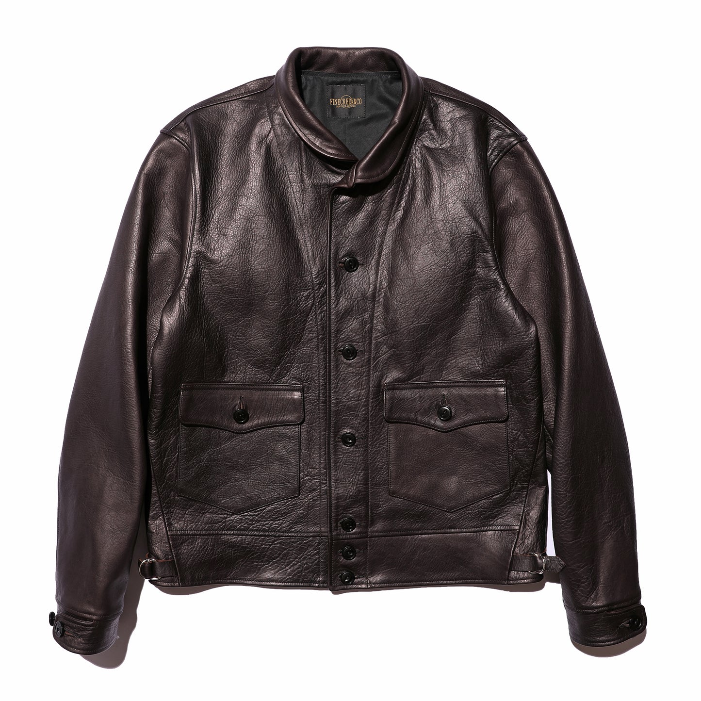 FINE CREEK &CO Joseph Jacket(ジョセフジャケット) Horsehide Black【ACJK044】
