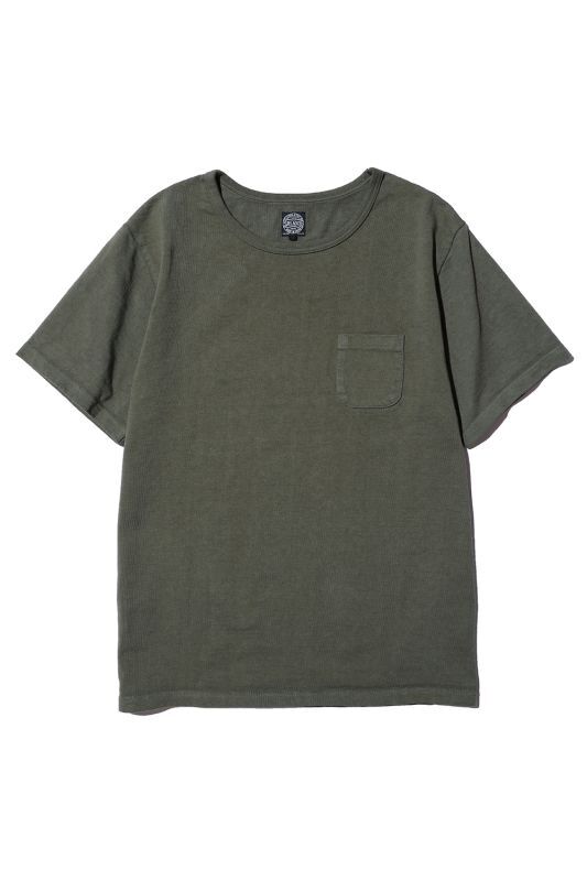 JELADO Loopwheel Heavy Pocket Tee(ループウィール ヘビーポケットティー) Olive【AB62215】