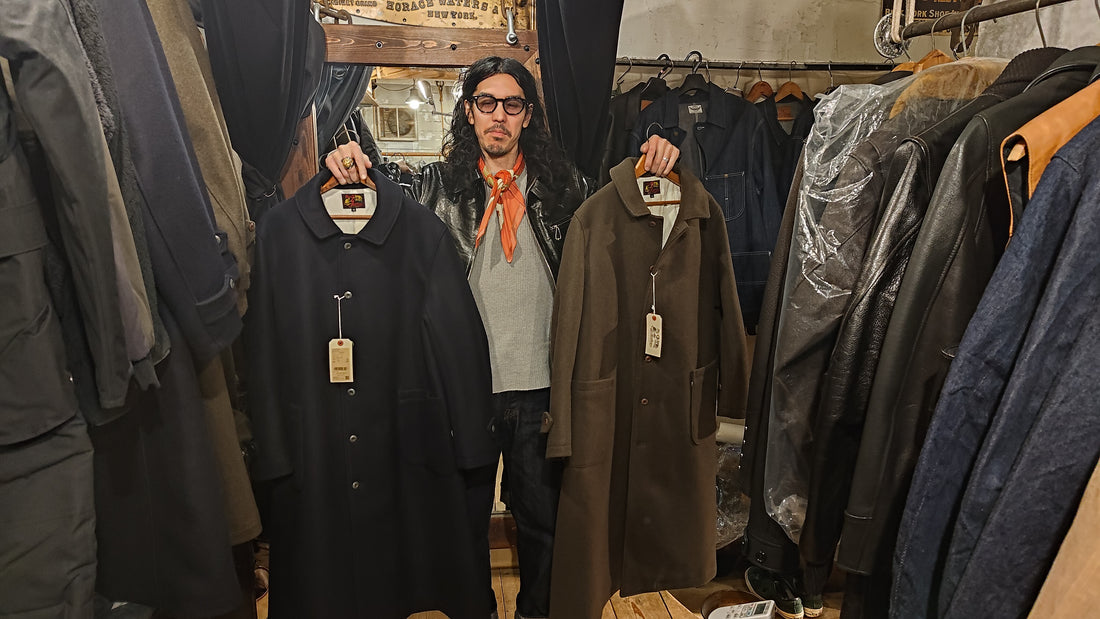 Long-A Over coatの入荷！スペックはオールA！アメカジアイテムとの調和。