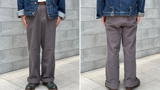 〜407EXX × Moleskin Wide Pants & 今週の新着動画は『黒タグデニムの経年変化とは？』〜【WEST】