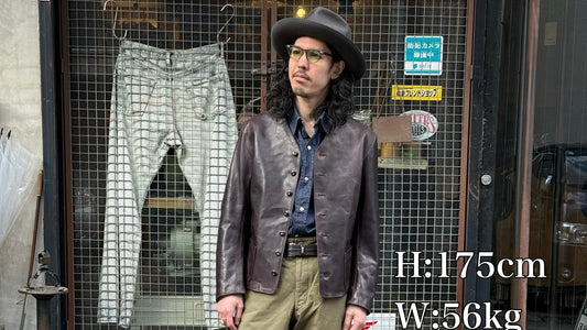 The 2 Monkeys を代表するアウター「Leather Waistcoat 」～Flagship Store～