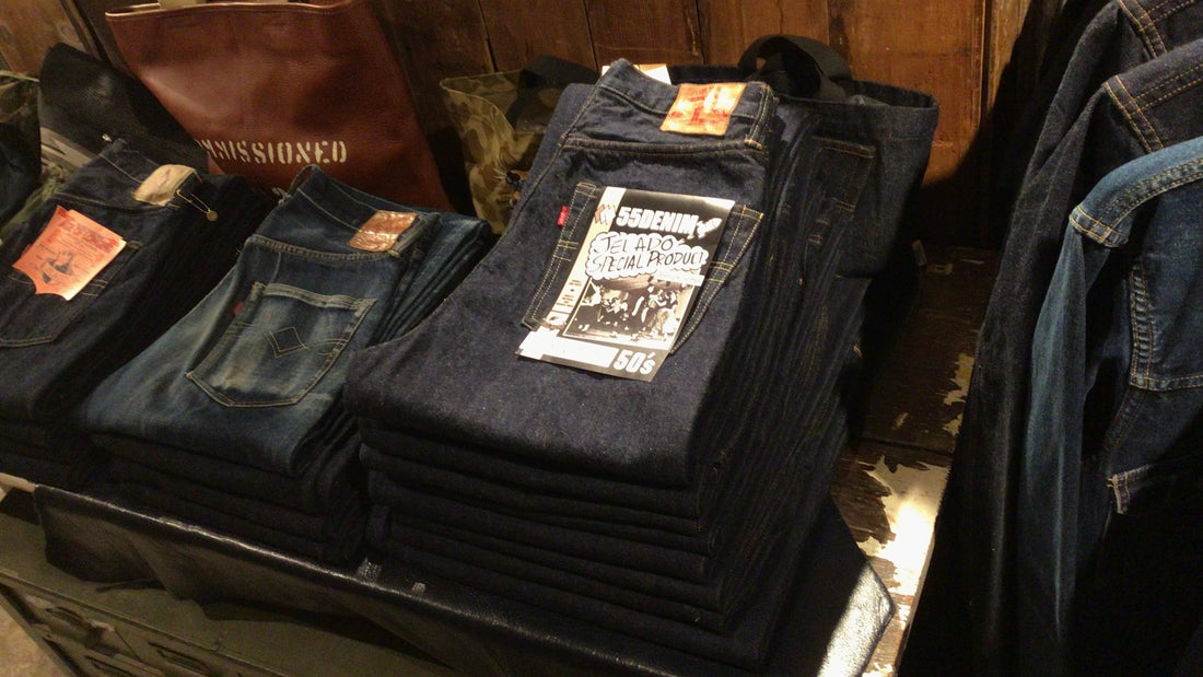 JELADO で最も太いジーンズ、55デニムが再入荷！～Flagship store～