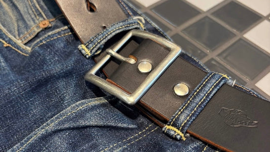 無骨な男らしさを感じさせるベルト、Garrison Belt ～Flagship Store～