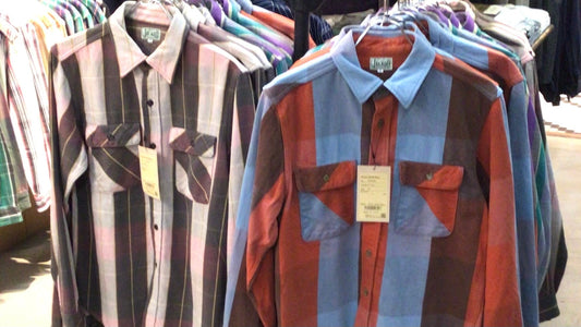 今シーズンのショート丈ネルシャツ～Flagship Store～