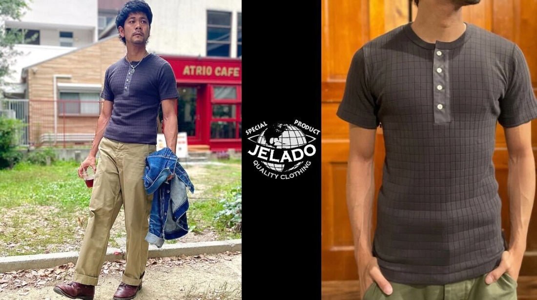 〜最高級綿を使用したBRONX〜JELADO Bronx(ブロンクス)Henry Neck Tee【AG72219】