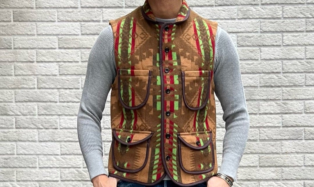 ～ネイティブブランケットベスト & 今週の新着動画は『新型ネルシャツ』Farmers Shirt【WEST】