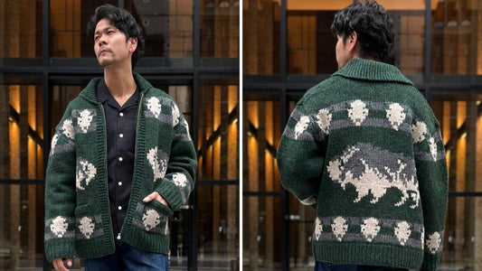 〜JELADO初のカウチンニットに +1 & 今週の新着動画は『名作 French Work Blouse』〜【WEST】