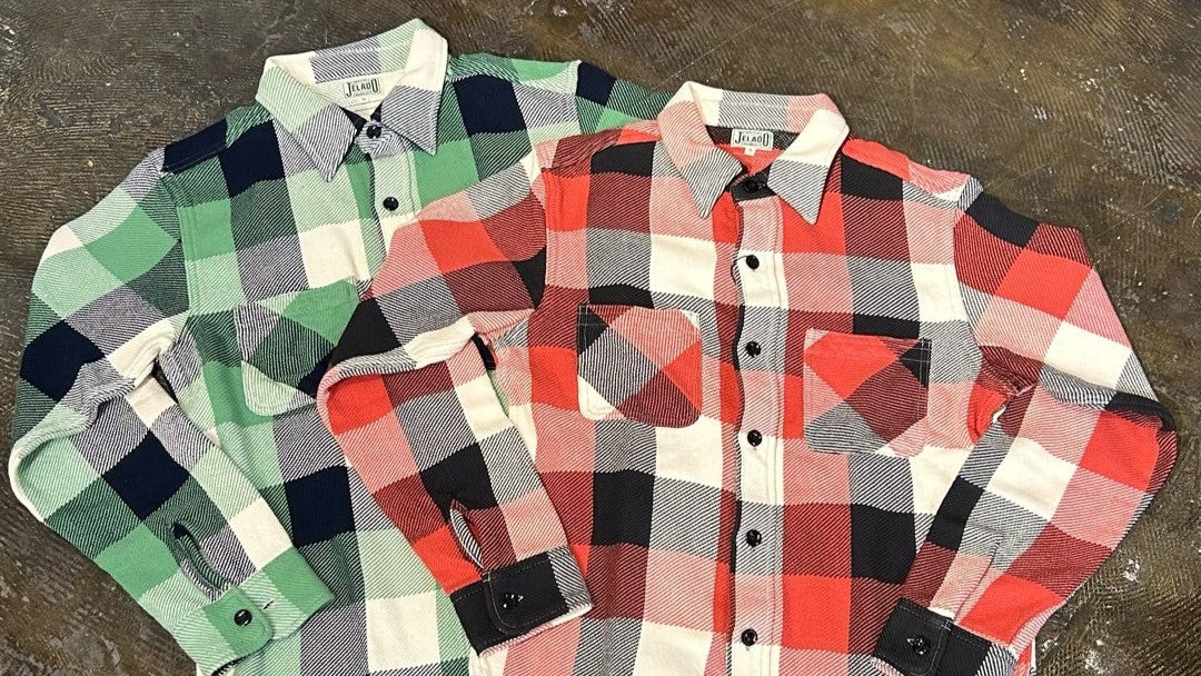 〜JELADO 新型ネル Farmers Shirt ＆ 今週の新着動画は『JELADOの三大定番 『レザージャケット』のご紹介！』〜【WEST】