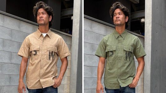 〜S/S Officer Shirt Stencil Custom入荷〜【WEST】
