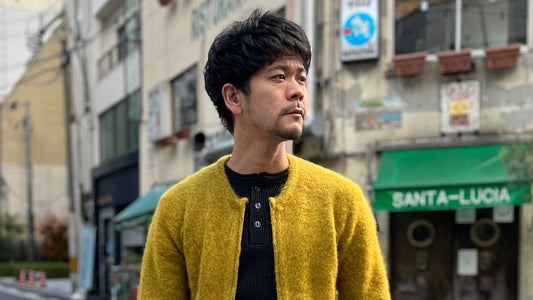 新型モヘアニットを使ったコーディネート　【WEST】