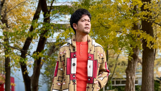 インパクトあるブランケット柄とBush Pant　【WEST】