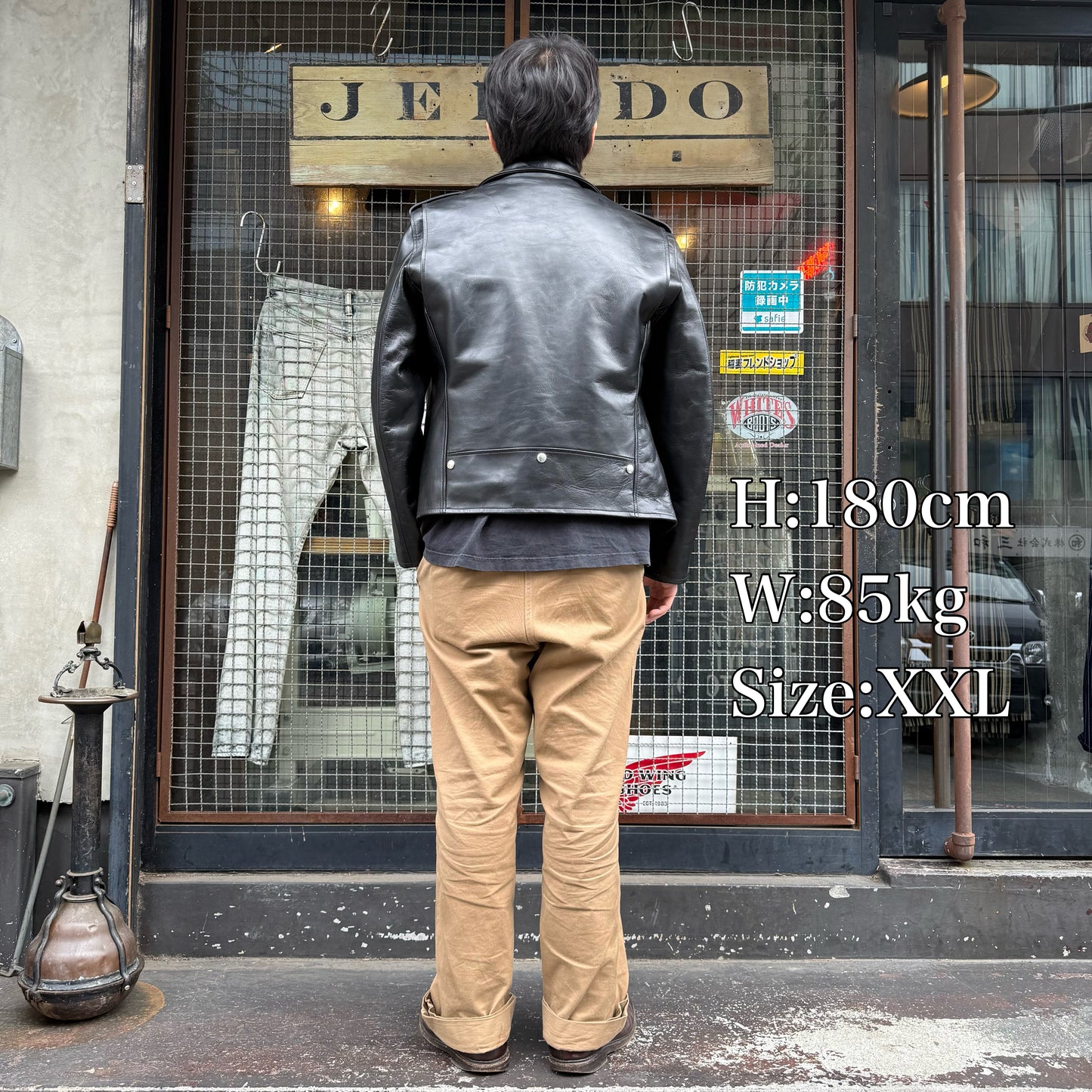 JELADO  Rebel Jacket Horse Hide Semi Aniline Finish Black エポレット有り 【SG83420】