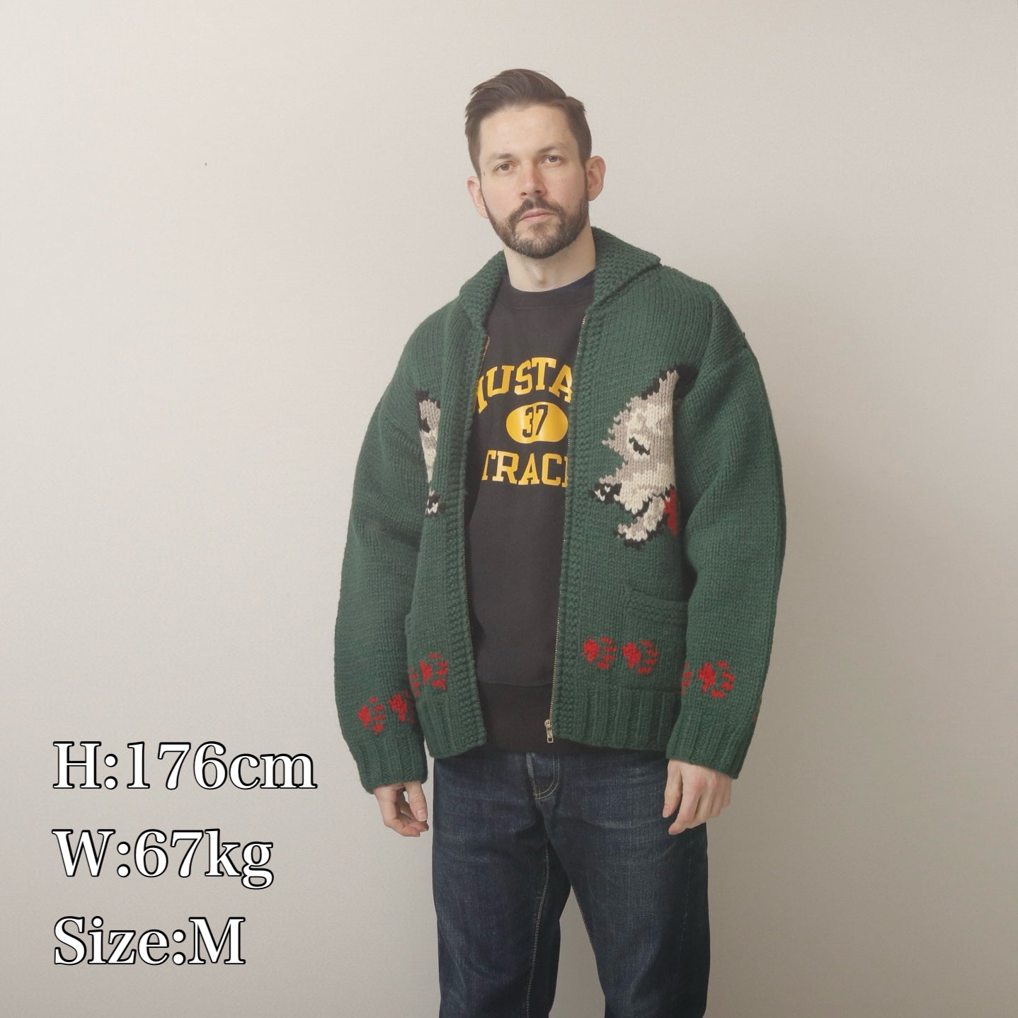 【Coming Soon】Cowichan Style Sweater WOLF【JP23806】