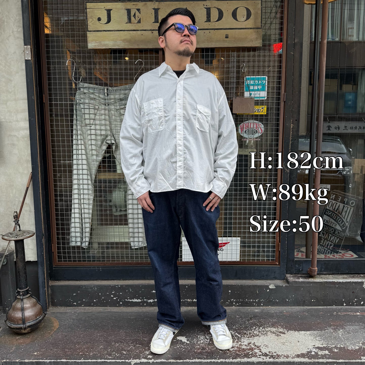 JELADO Smoker Shirt White【JP94133】