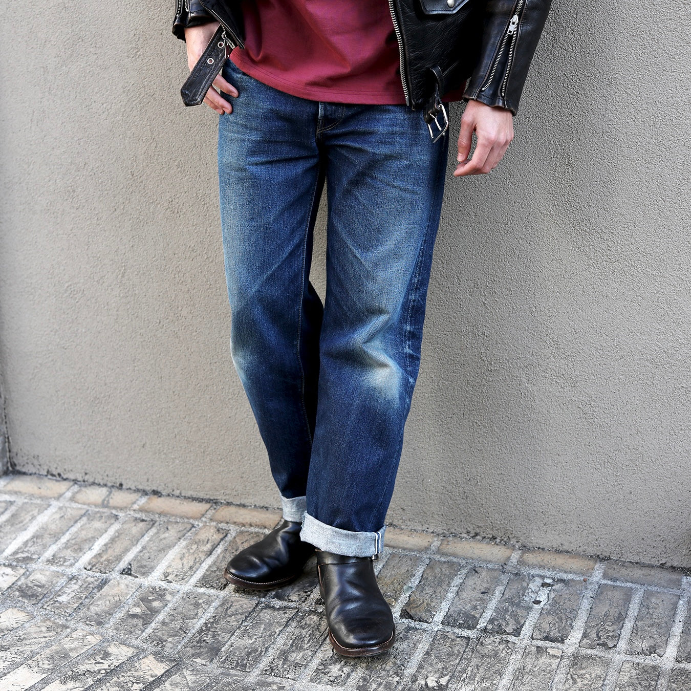 JELADO the BOOTED ENGINEER BOOT BLACK(茶芯）【JB94901】