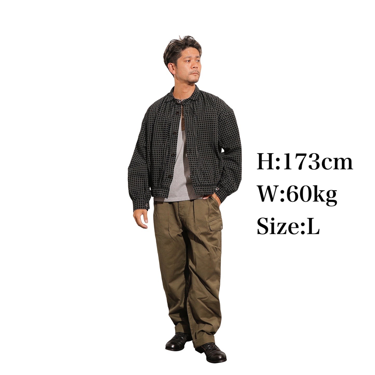 The 2 Monkeys French Work Blouse 【TM21461】