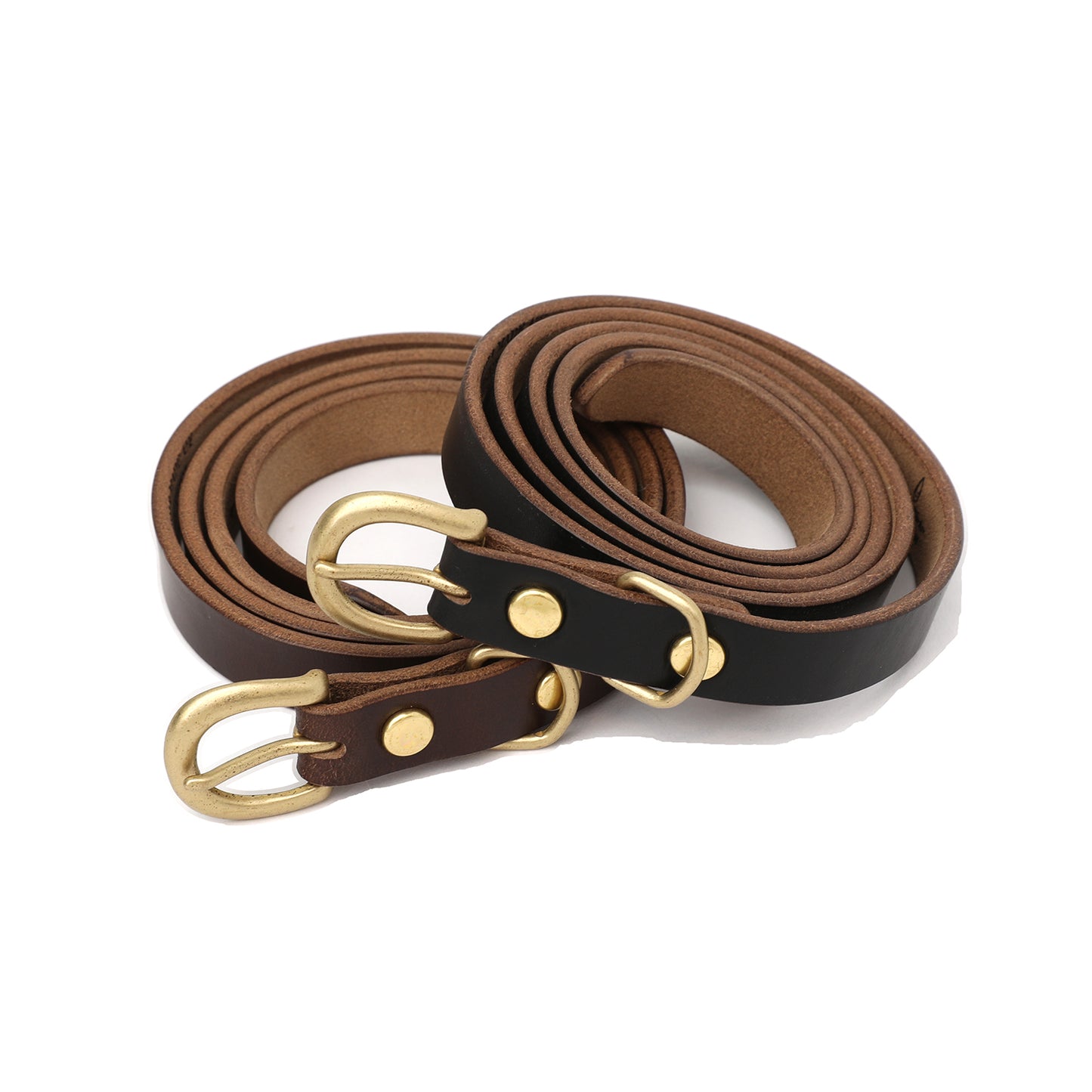 【JDG02648】JELADO×BUTTON WORKS D-Buckle16mmHorweenCXL(Cromxcel®)LeatherBelt