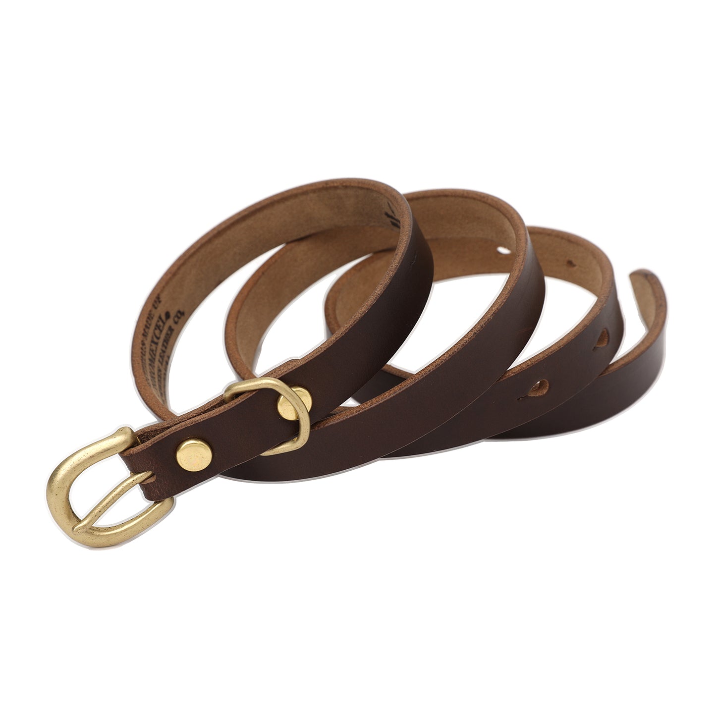【JDG02648】JELADO×BUTTON WORKS D-Buckle16mmHorweenCXL(Cromxcel®)LeatherBelt