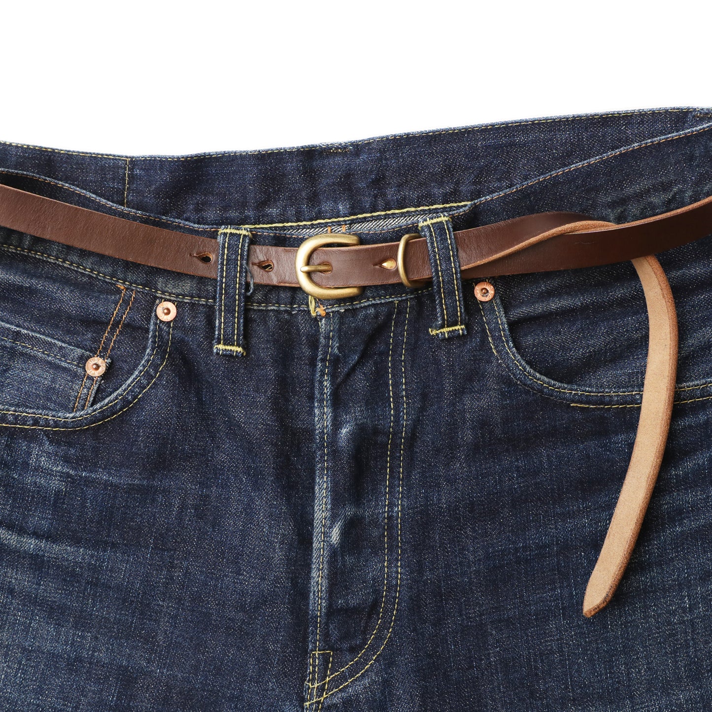 【JDG02648】JELADO×BUTTON WORKS D-Buckle16mmHorweenCXL(Cromxcel®)LeatherBelt