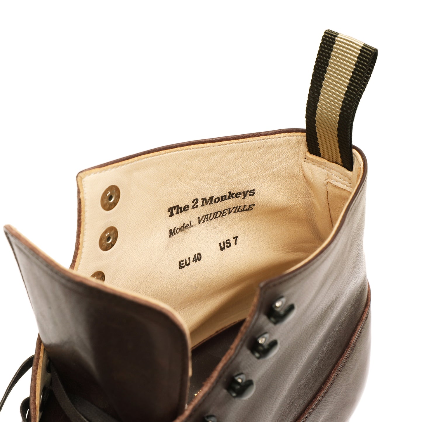 The 2 Monkeys VAUDEVILLE Oak Brown【TM83933】
