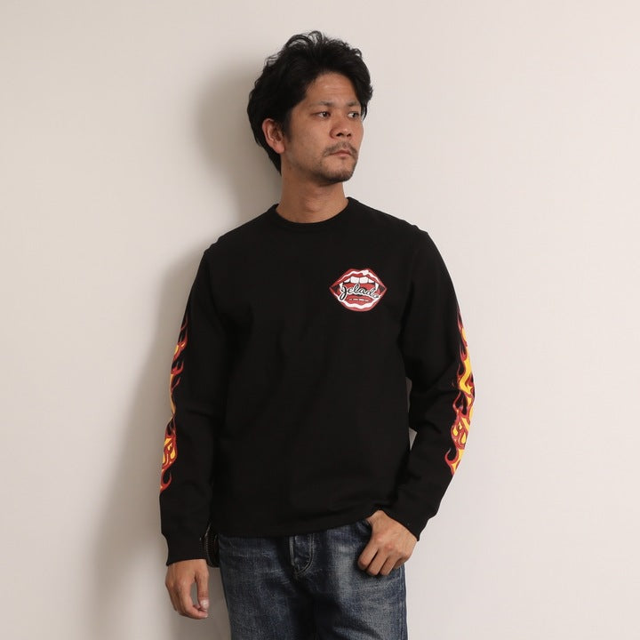 Flame Sleeve Tee【AB11207】