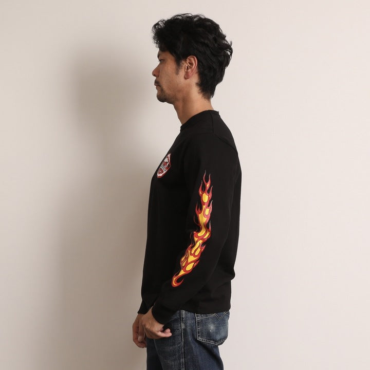 Flame Sleeve Tee【AB11207】