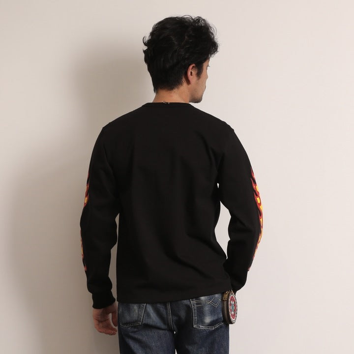 Flame Sleeve Tee【AB11207】