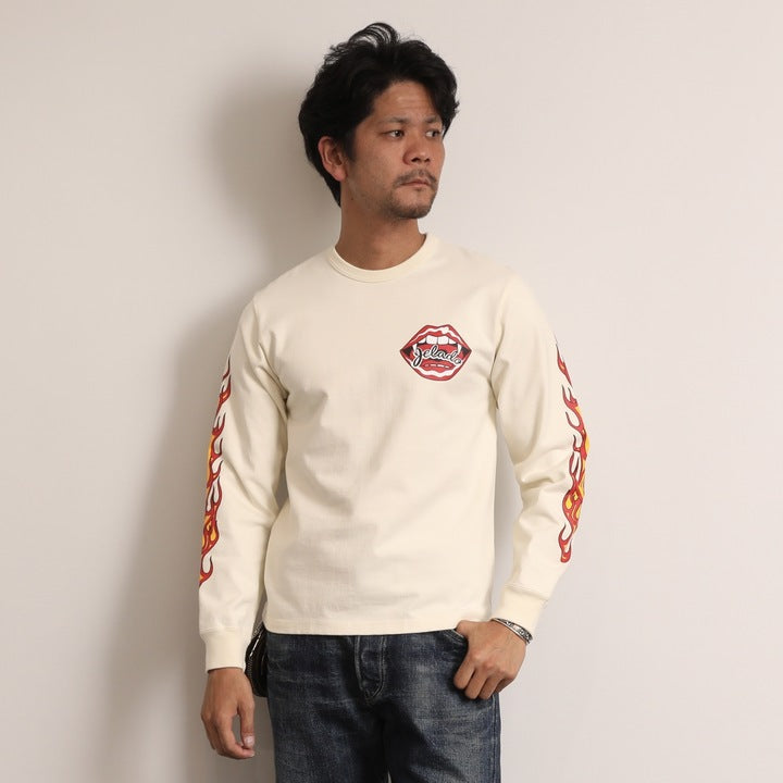 Flame Sleeve Tee【AB11207】