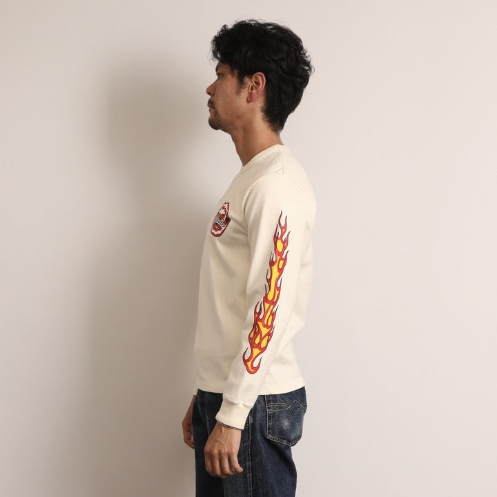 Flame Sleeve Tee【AB11207】