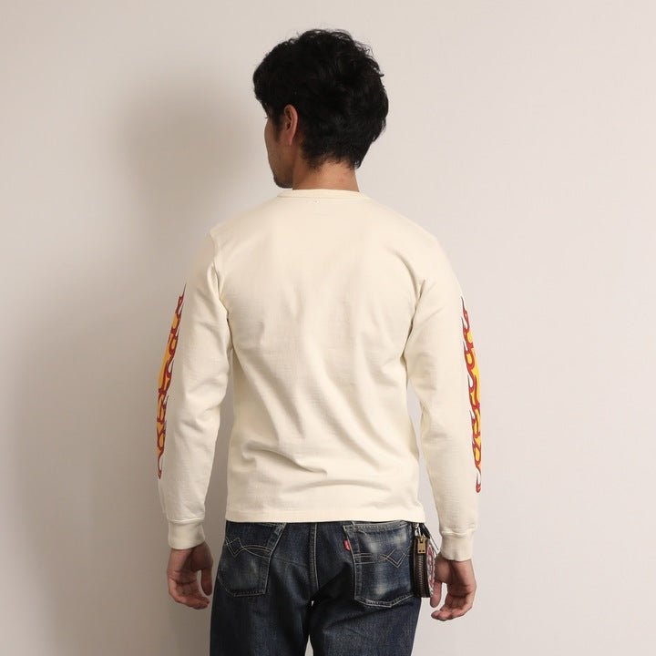 Flame Sleeve Tee【AB11207】