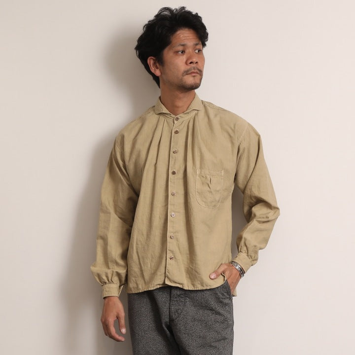 The 2 Monkeys Linen Cambrai Shirt【TM11150】