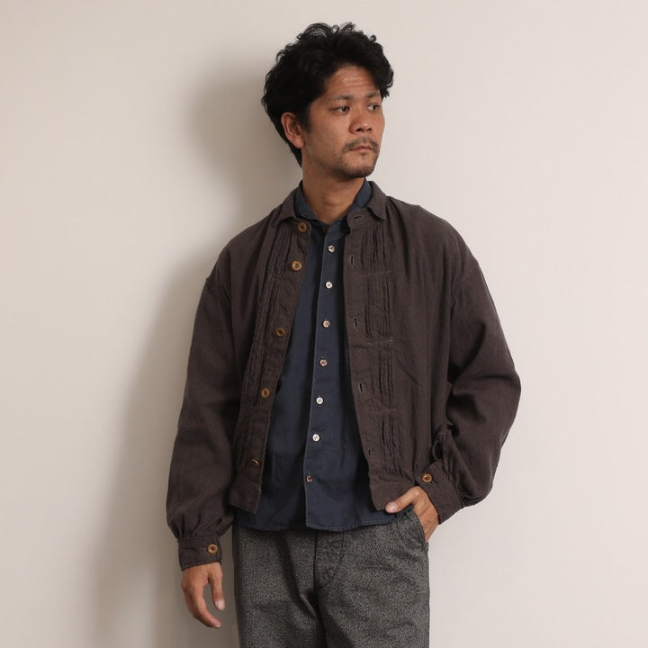 The 2 Monkeys French Work Blouse 【TM11451】