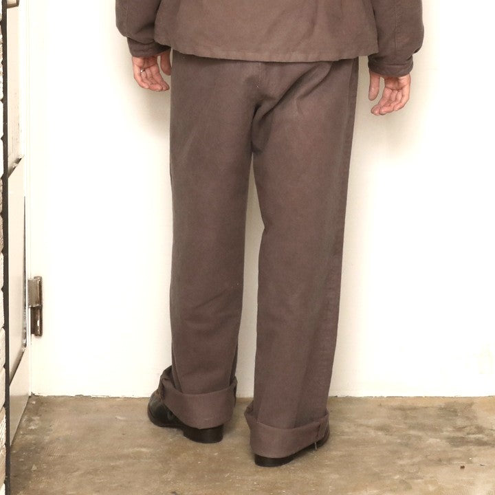 The 2 Monkeys Moleskin Wide Pants【TM03331】
