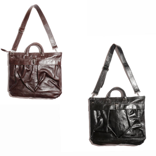 Rainbow Country Leather Helmet Bag(レザーヘルメットバッグ)Horse hide【RCL-60004】