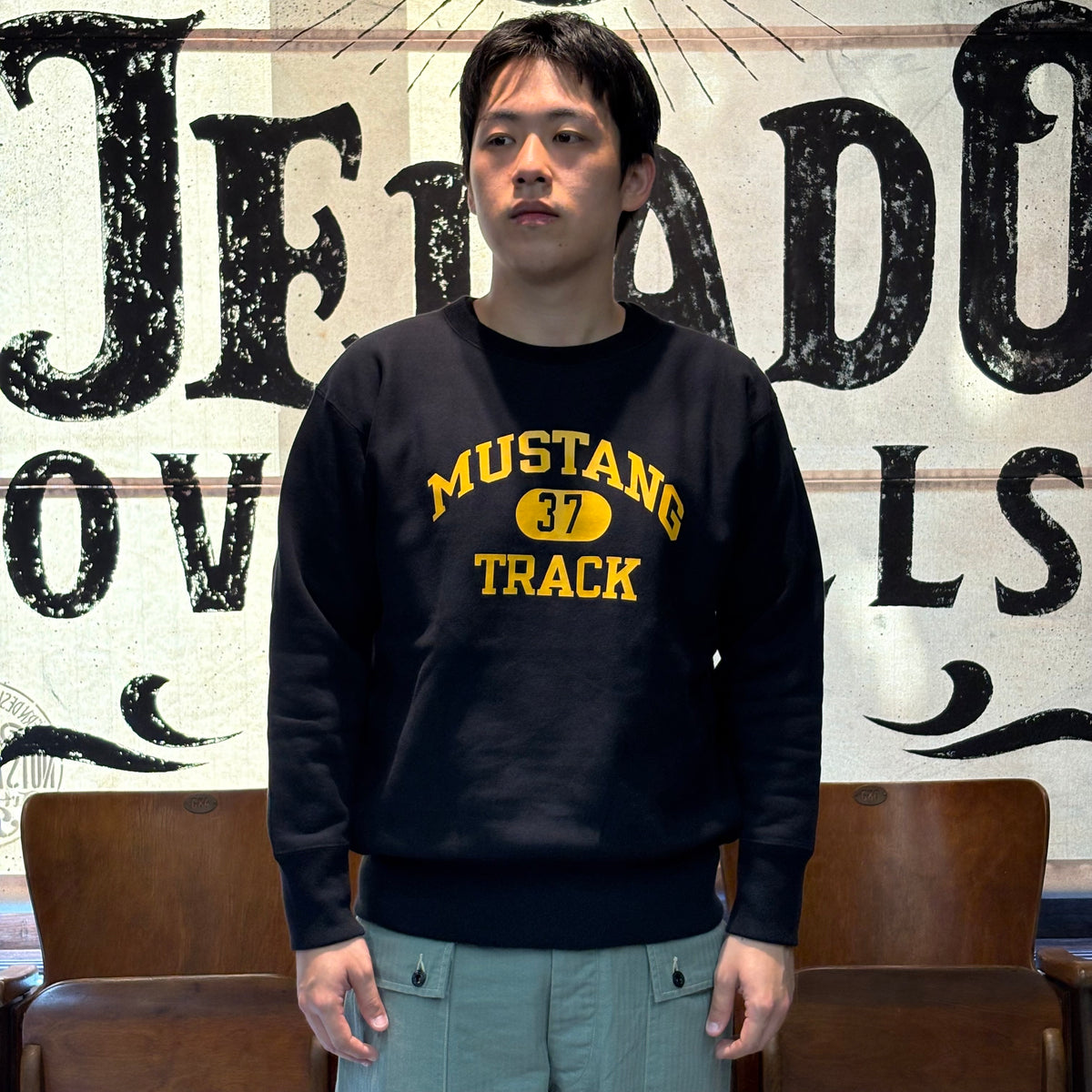 Warm Up MUSTANG Print【AB23207】