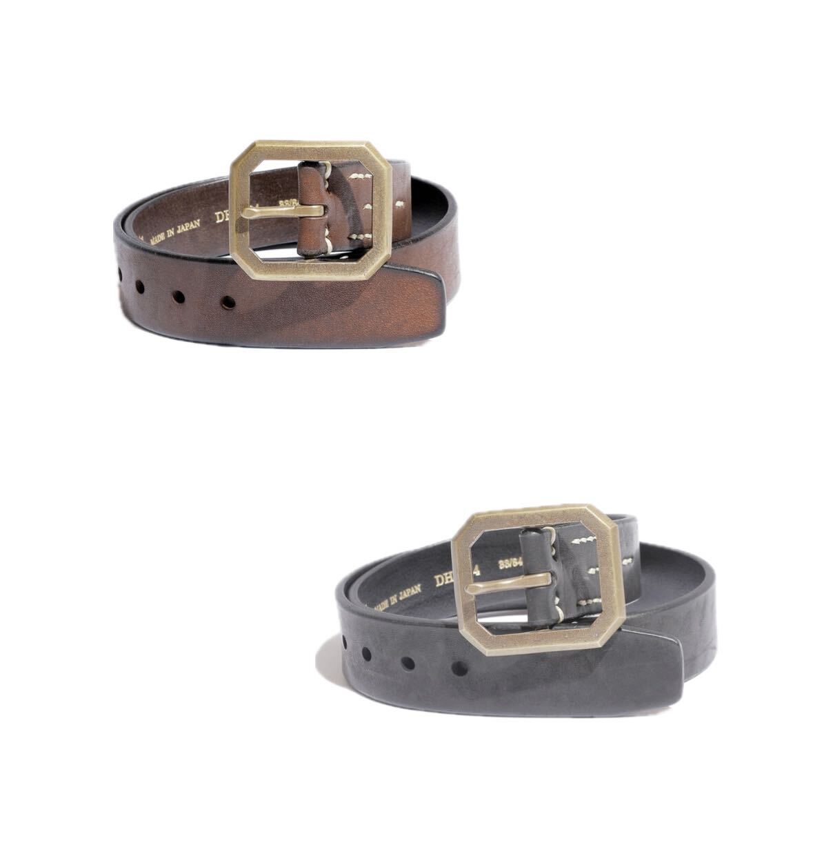 Vintage Works Leather Belt 7Hole ８角バックル【DH5684】