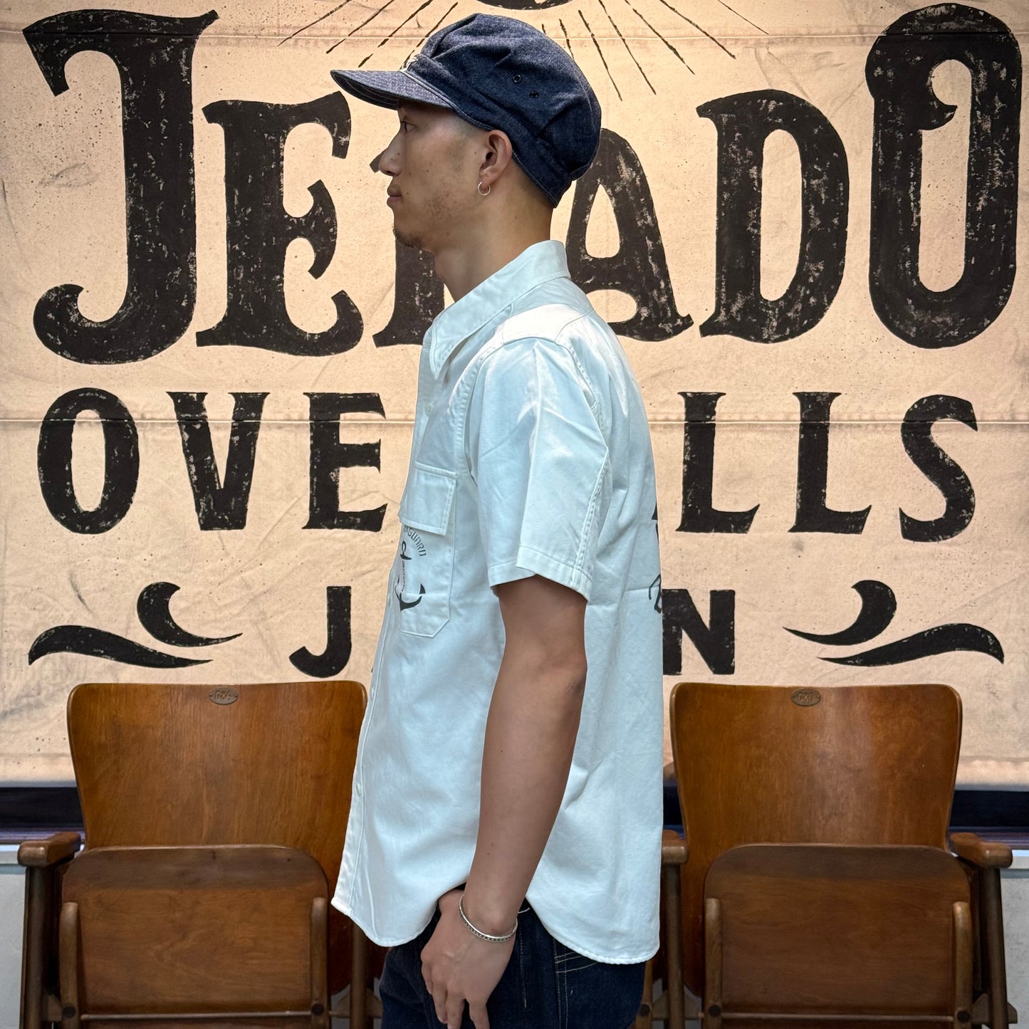 JELADO  Officer Shirt【CT82113B】Stencil Custom