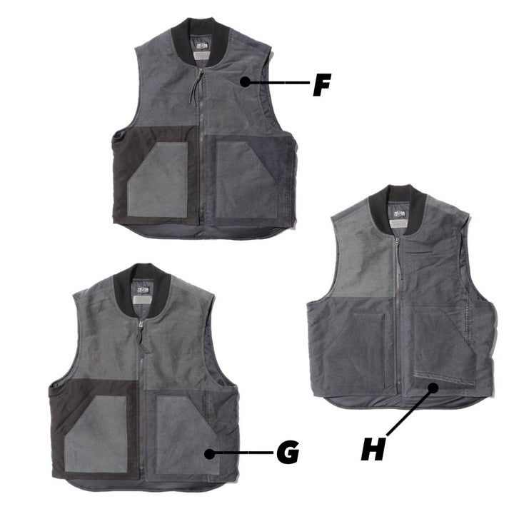 JELADO Dry Goods Anchorline Padded Vest 【JDG31571】