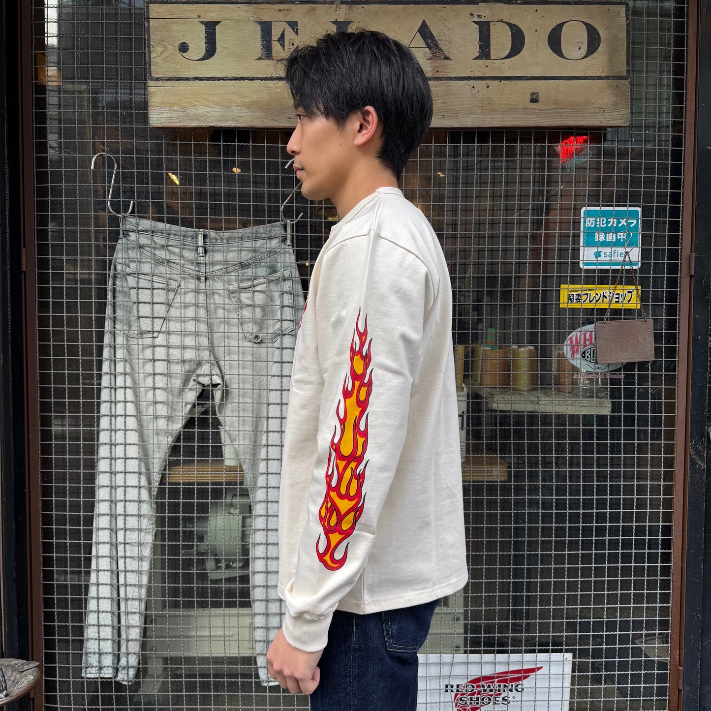Flame Sleeve Tee【AB11207】