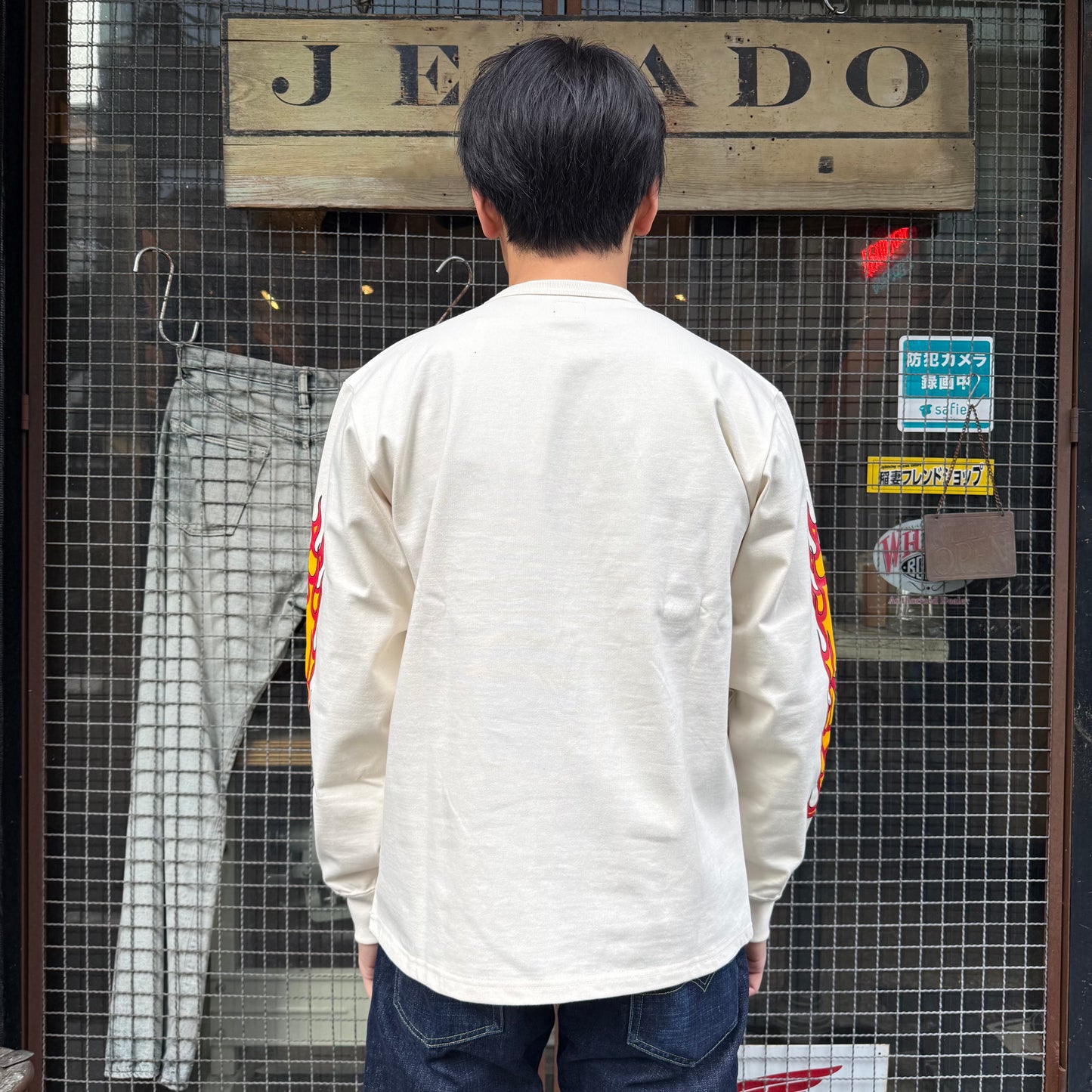 Flame Sleeve Tee【AB11207】