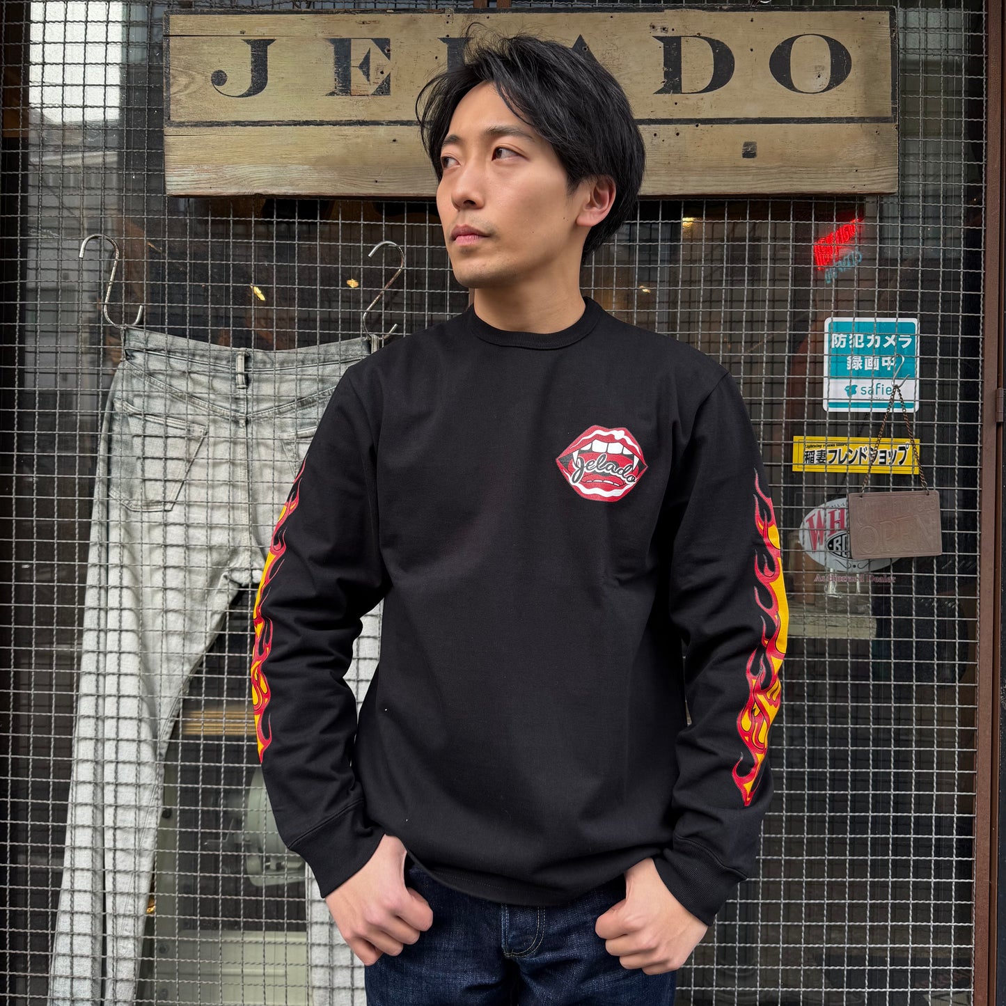 Flame Sleeve Tee【AB11207】