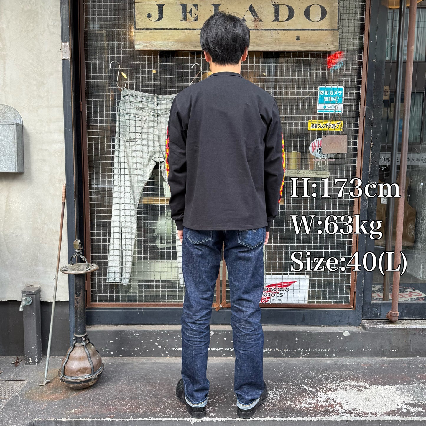 Flame Sleeve Tee【AB11207】