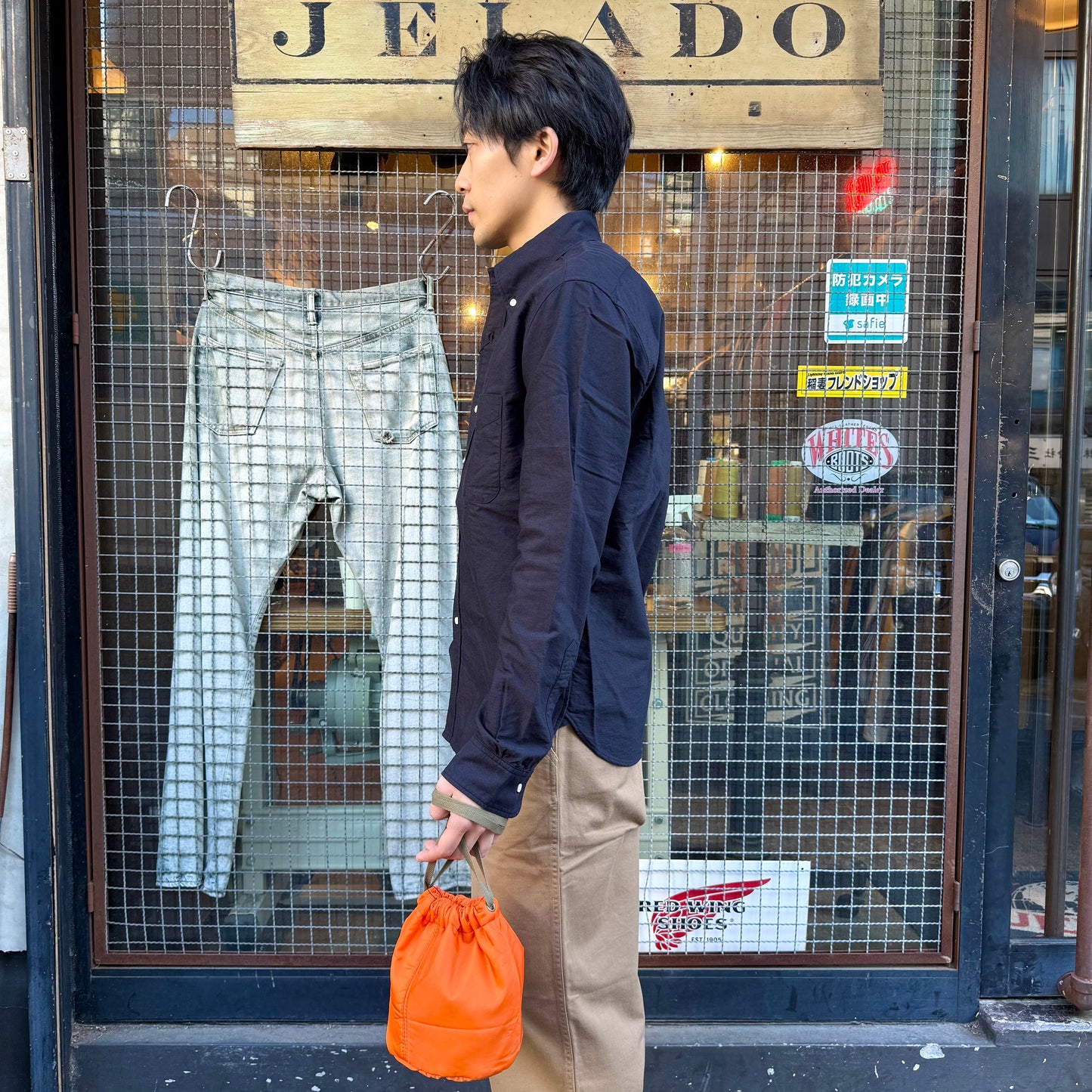Drawstring Bag MA-1【JDG01645】〈直営店限定モデル〉