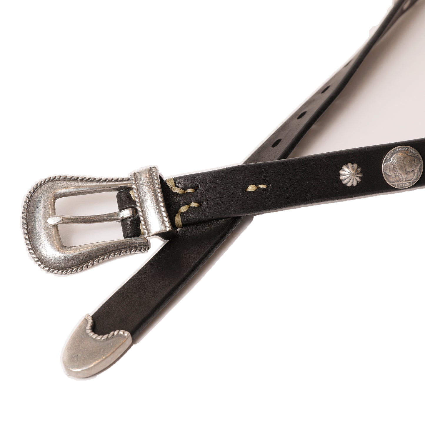 Vintage Works Leather Belt 7Hole Western style Belt【DH5738 CH-5】