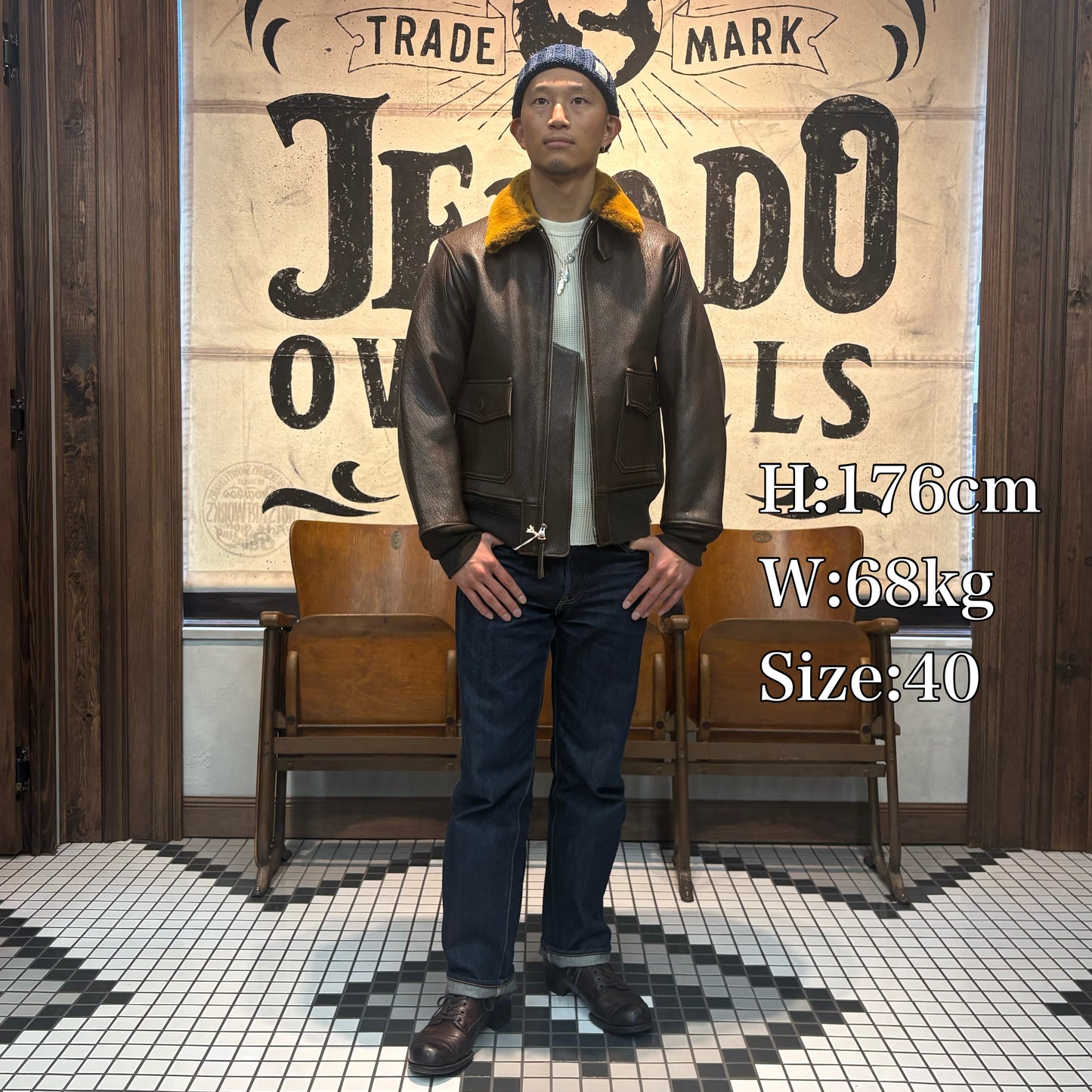 COLIMBO Cloverfield Aviator’s JKT Type M-422A E.T.C【ZA-0120】