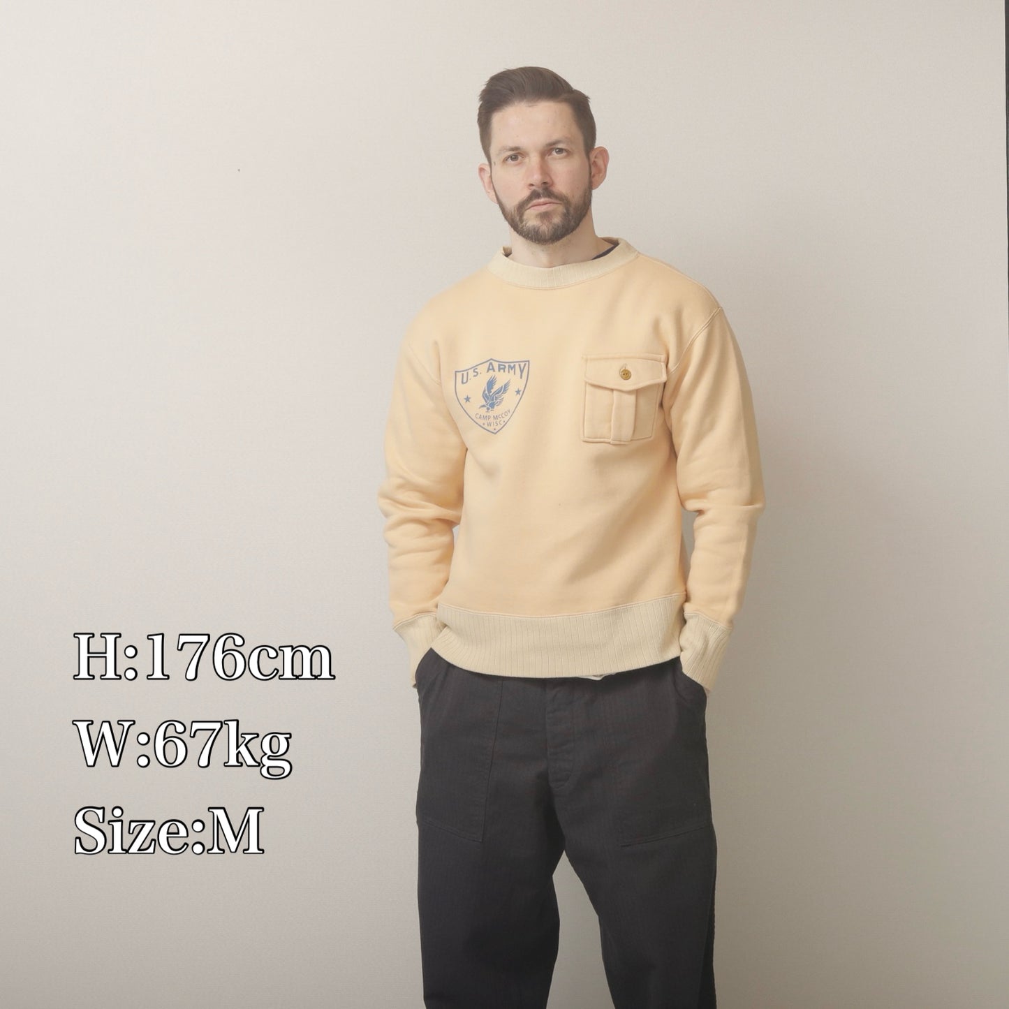 【Coming Soon】U.S ARMY CAMP McCOY Sweat【CT23209】